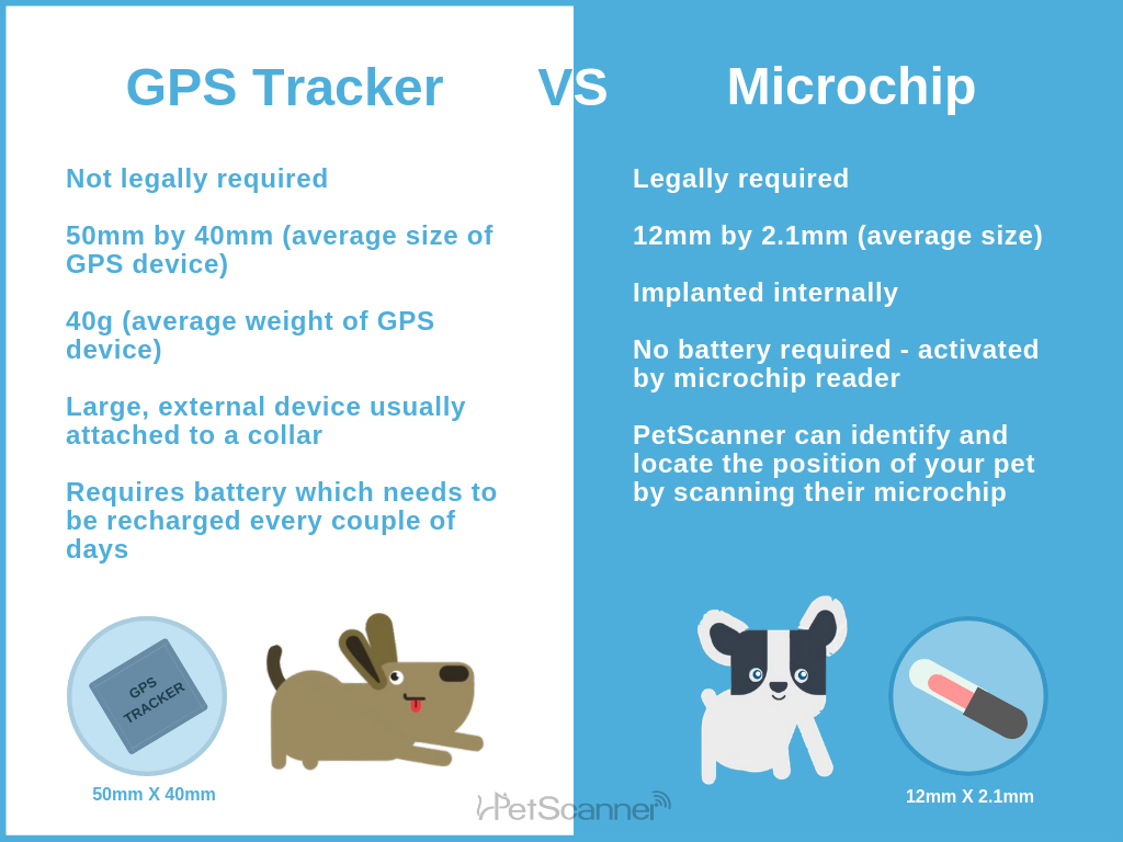 GPS Tracker VS Microchip What Your Pet Really Needs PetScanner